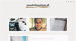 Desktop Screenshot of annedortheandersen.dk